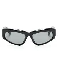 RETROSUPERFUTURE Eckige Motore Sonnenbrille Schwarz