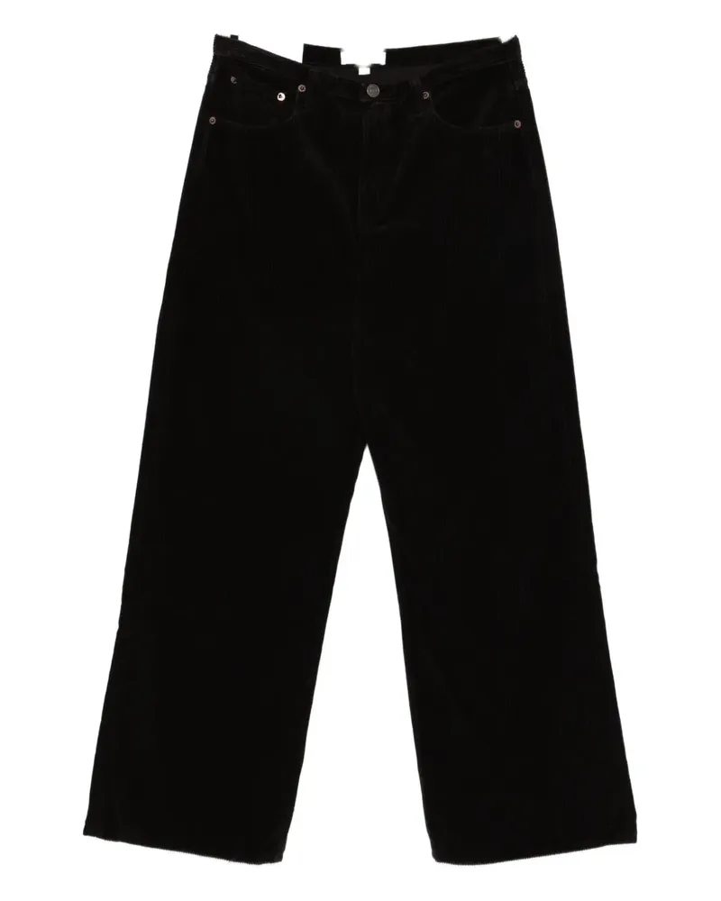 AGOLDE Jeans mit V-Bund - Schwarz Schwarz