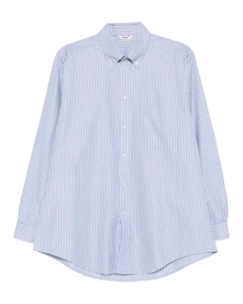 BARENA striped button-up shirt - Blau Blau