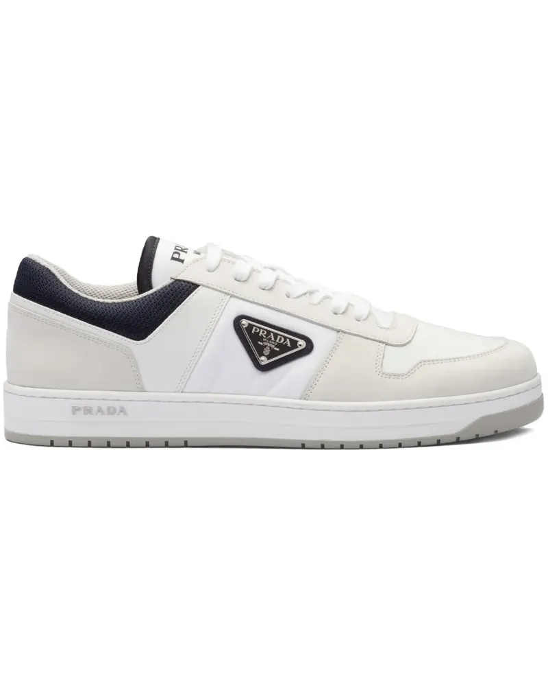 Prada Downtown Sneakers mit Re-Nylon - Weiß Weiß