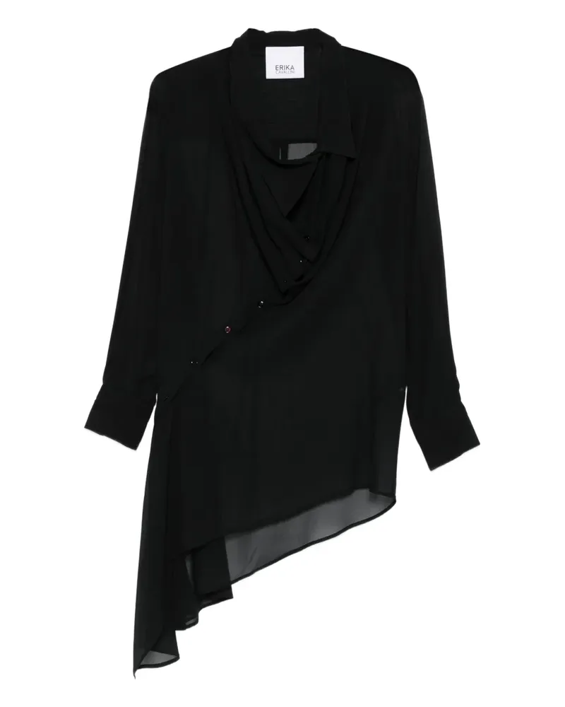 Erika Cavallini Asymmetrisches Kleid - Schwarz Schwarz