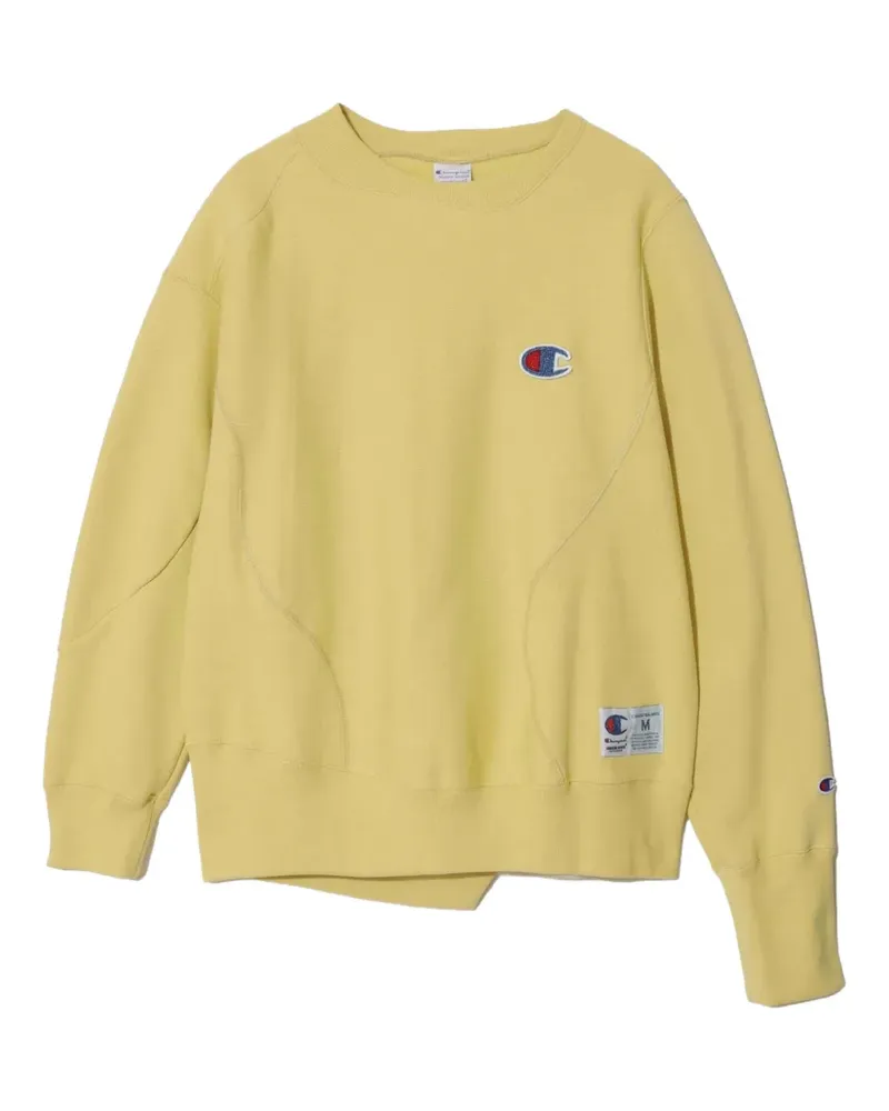 Undercover x Champion Sweatshirt mit rundem Ausschnitt - Gelb Gelb