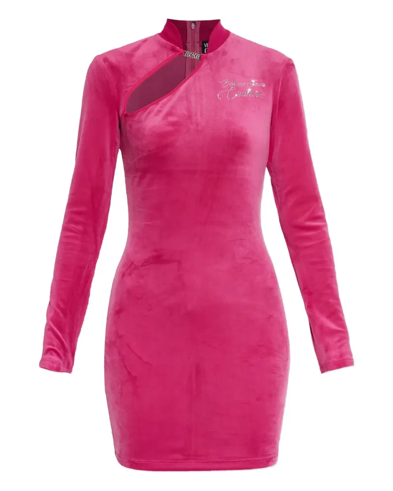 Versace Jeans Midikleid mit Cut-Outs - Rosa Rosa