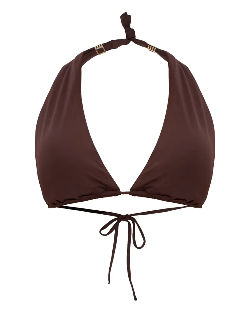 Melissa Odabash Grenada Neckholder-Bikinioberteil - Braun Braun