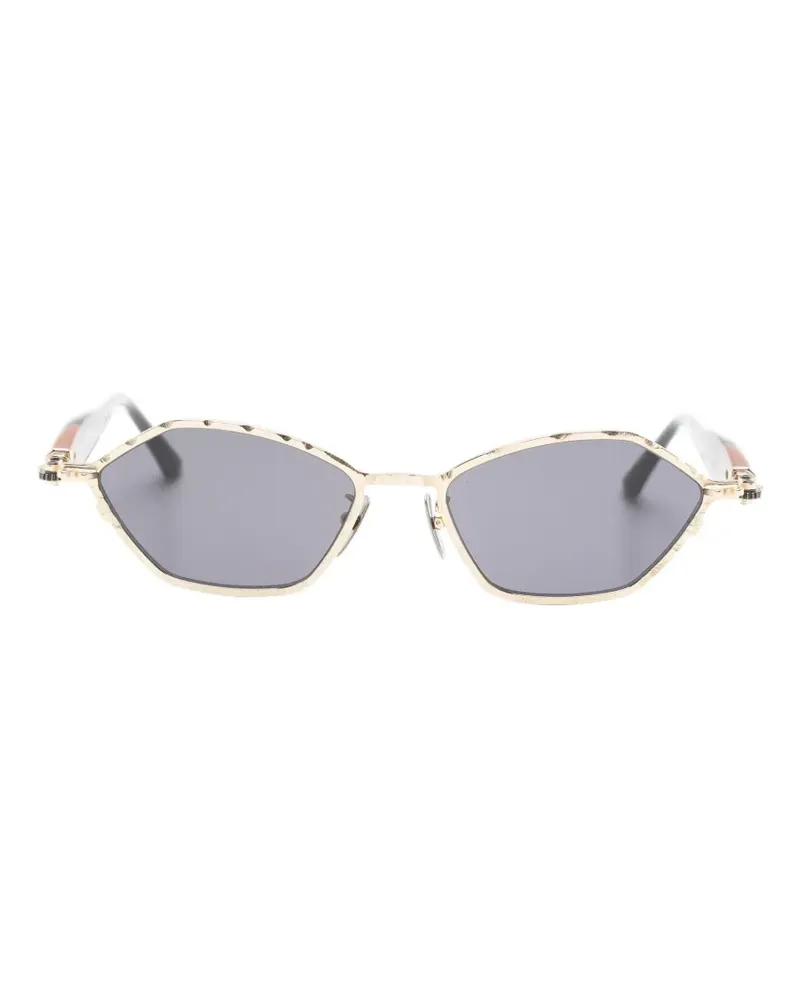 KUBORAUM Sonnenbrille mit geometrischem Gestell - Gold Gold