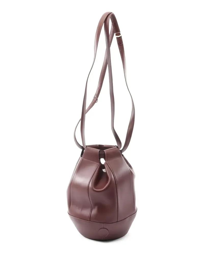 Cartier 2010s Mast Line leather bucket bag - Rot Rot