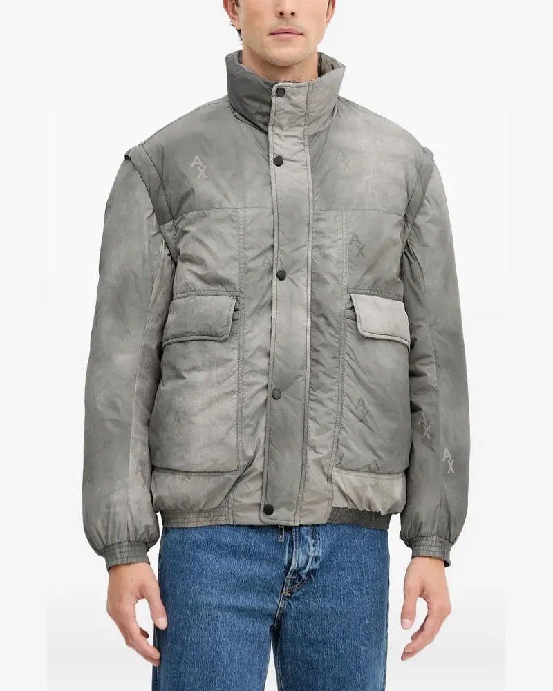 Armani Exchange padded pocket jacket - Grau Grau