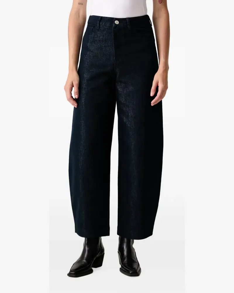 Fracomina Beschichtete Jeans im Ballonstil - Blau Blau