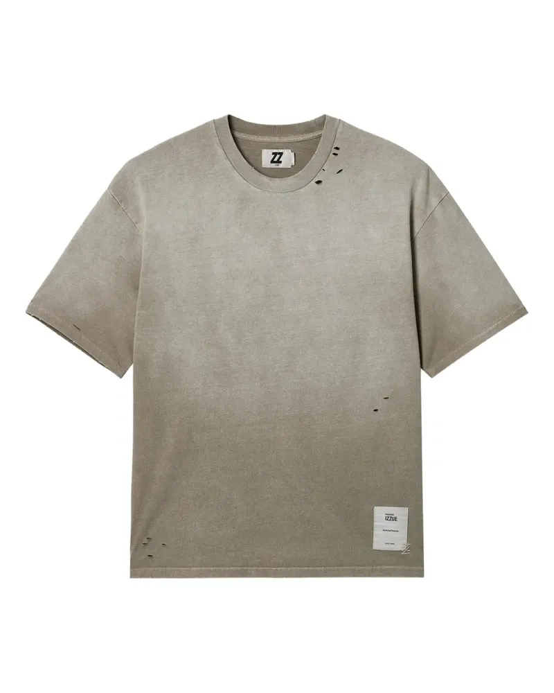 Izzue distressed T-shirt - Nude Nude