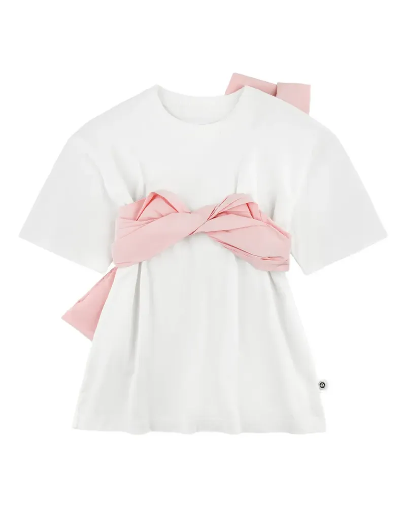 Area taffeta-knot T-shirt - Weiß Weiß