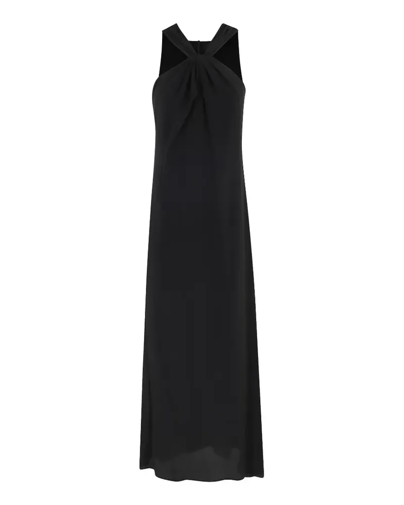 Federica Tosi twisted maxi dress - Schwarz Schwarz