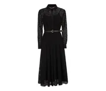 Alençon Hemdkleid aus Spitze - Schwarz