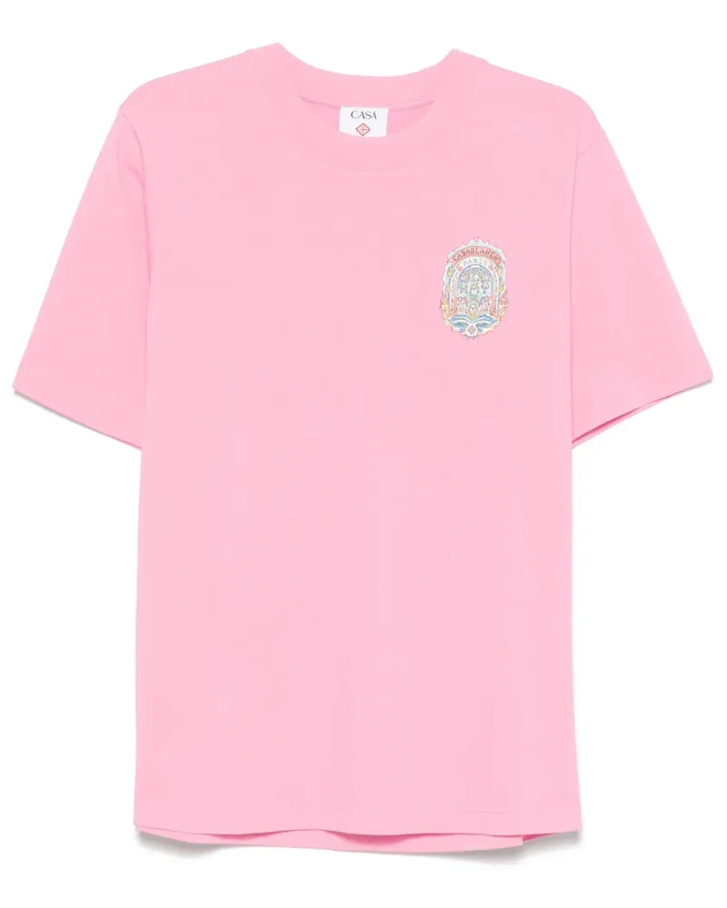 Casablanca Paris Casa Way Skate T-Shirt - Rosa Rosa