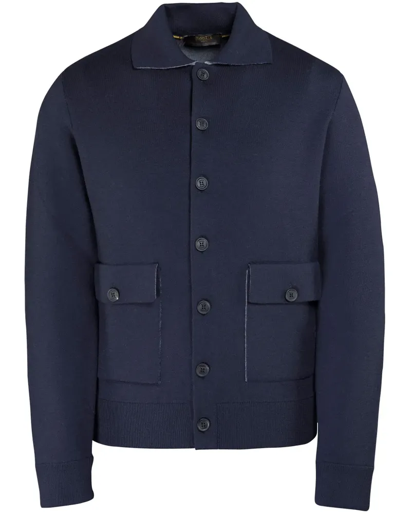 MOORER Ben Cardigan - Blau Blau