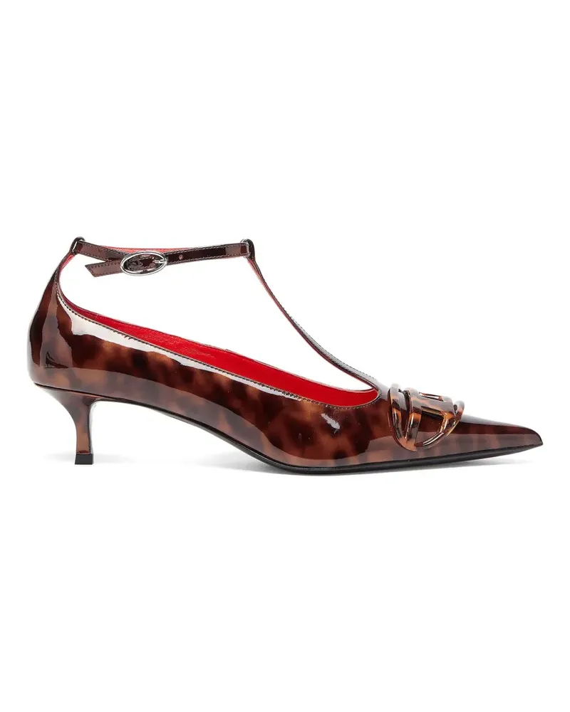 Diesel D-Venus Kittie Pumps mit T-Riemen - Braun Braun