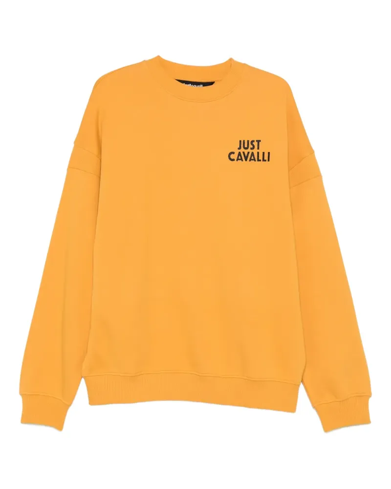 Just Cavalli Sweatshirt mit grafischem Print - Orange Orange