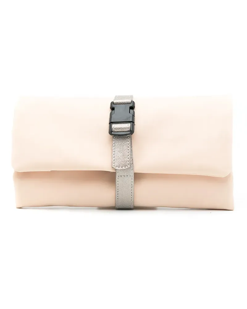 Sarah Chofakian Kosmetiktasche mit Klappe - Nude Nude