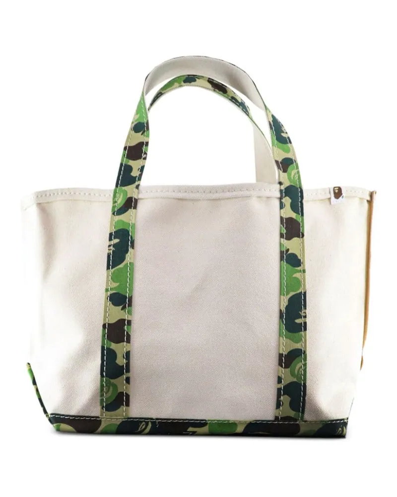 SAINT MXXXXXX x BAPE Shopper mit Camouflage-Print - Weiß Weiß