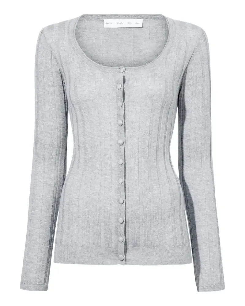 Proenza Schouler Hattie Cardigan - Grau Grau