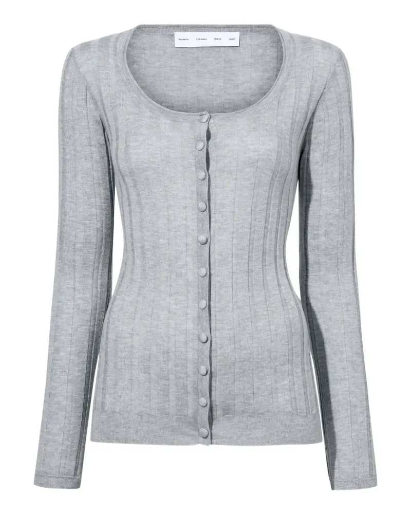 Proenza Schouler Hattie Cardigan - Grau Grau