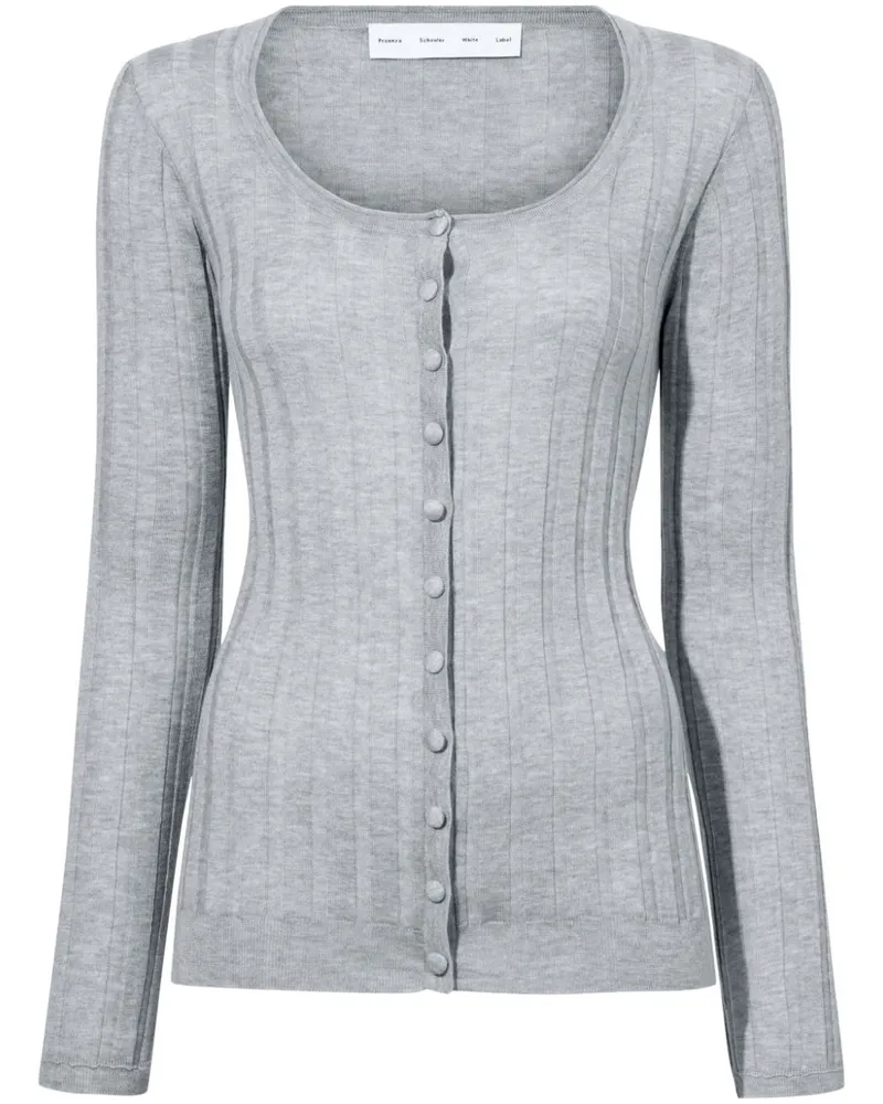Proenza Schouler Hattie Cardigan - Grau Grau