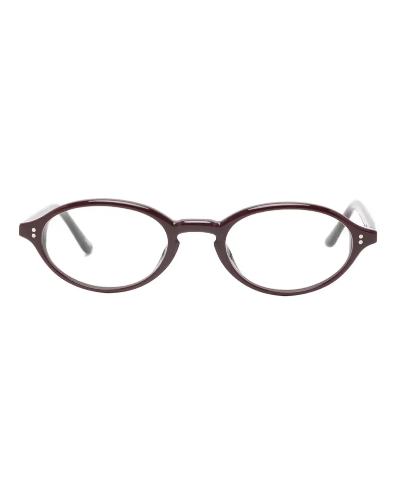 CHIMI Lex Sonnenbrille mit ovalem Gestell - Rot Rot