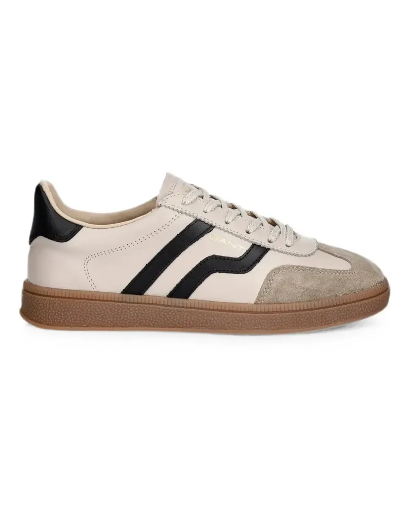 Gant Sneakers mit Wildledereinsätzen - Nude Nude