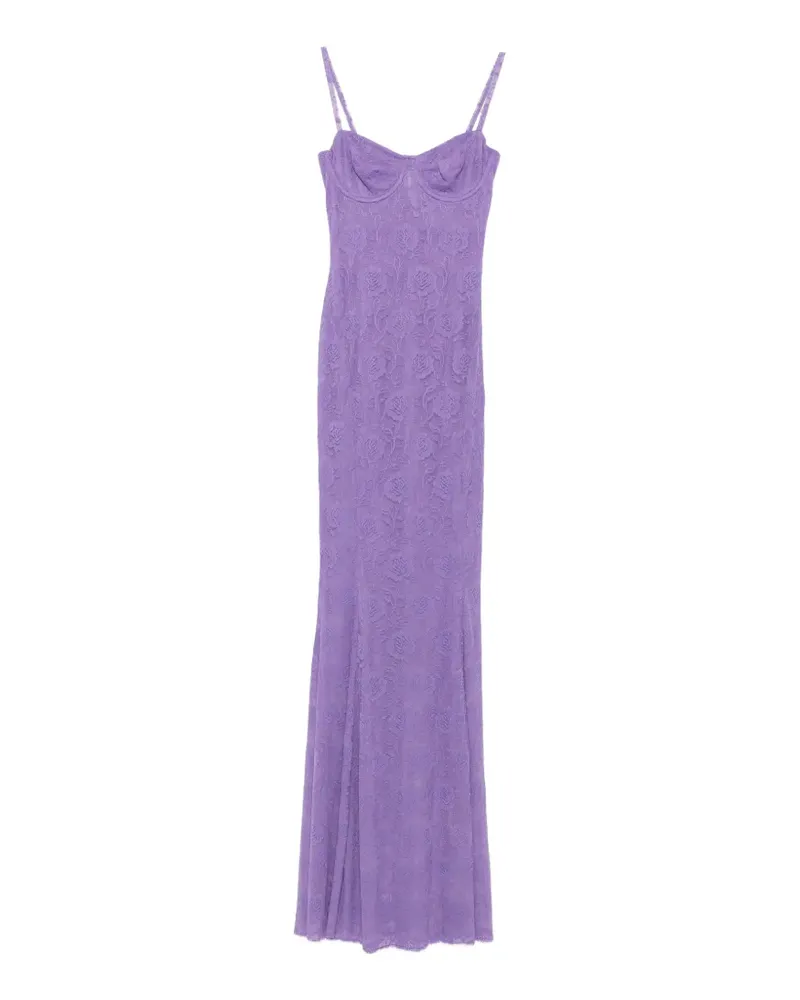 Norma Kamali Abendkleid mit Bügeln - Violett Violett