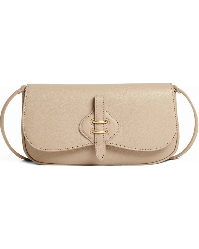 Coccinelle Kleine Mavery Schultertasche mit Schnalle - Nude Nude