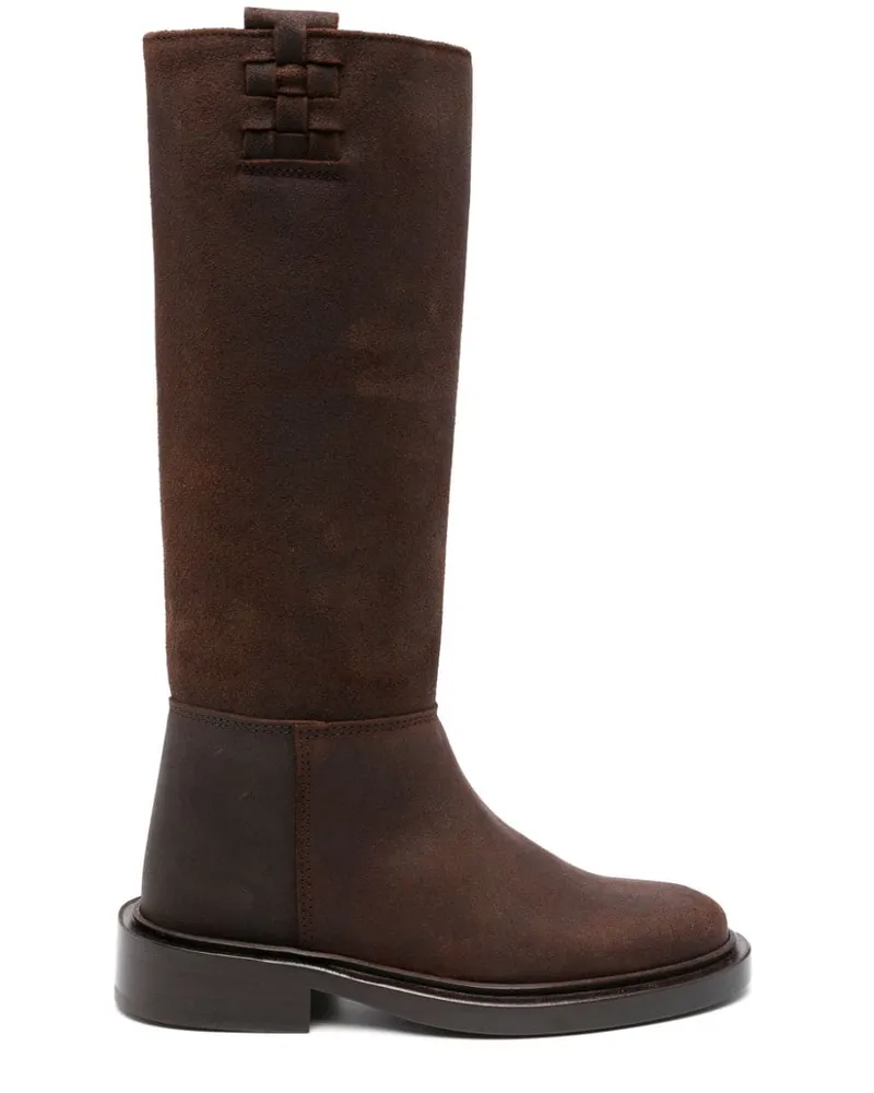 HEREU Anella Stiefel aus Wildleder 45mm Braun