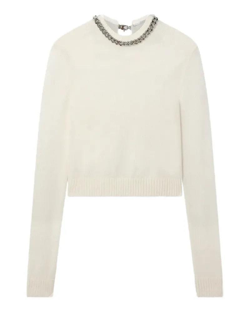 Stella McCartney Fein gestrickter Falabella Pullover - Nude Nude