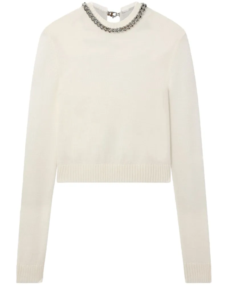 Stella McCartney Fein gestrickter Falabella Pullover - Nude Nude