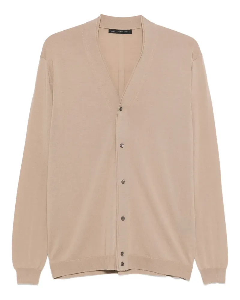 Low Brand V-neck button cardigan - Nude Nude