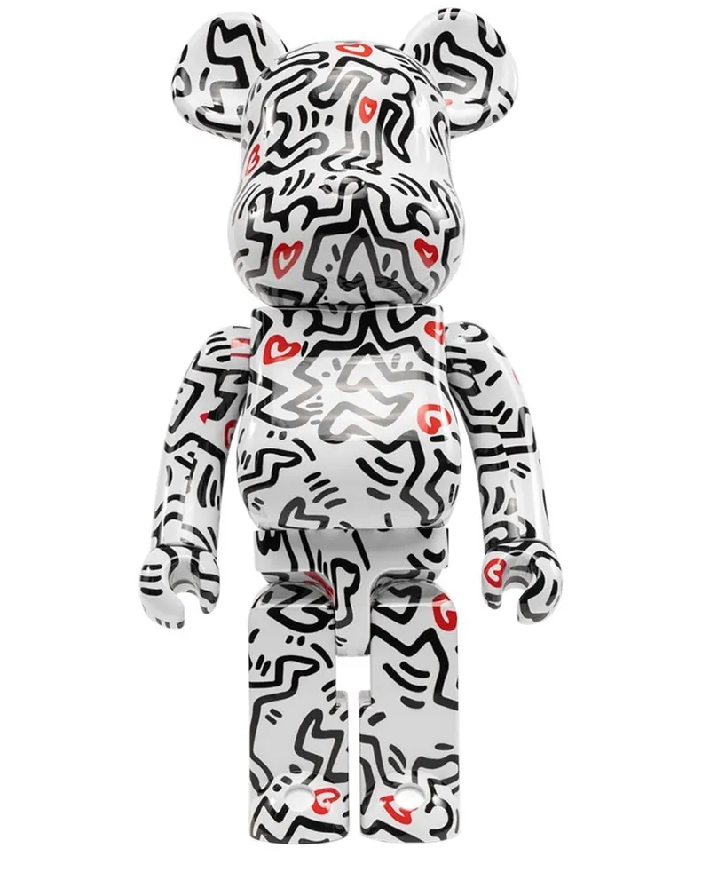 Medicom Toy Be@rbrick Keith Haring #8 Sammelfigur Weiß