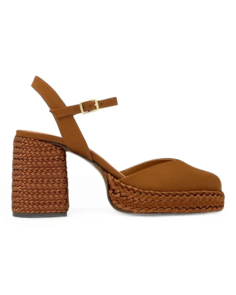 Castañer Vilnia braided-heel pumps - Braun Braun