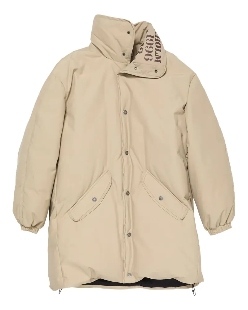 Acne Studios Wattierter Parka mit Knöpfen - Nude Nude