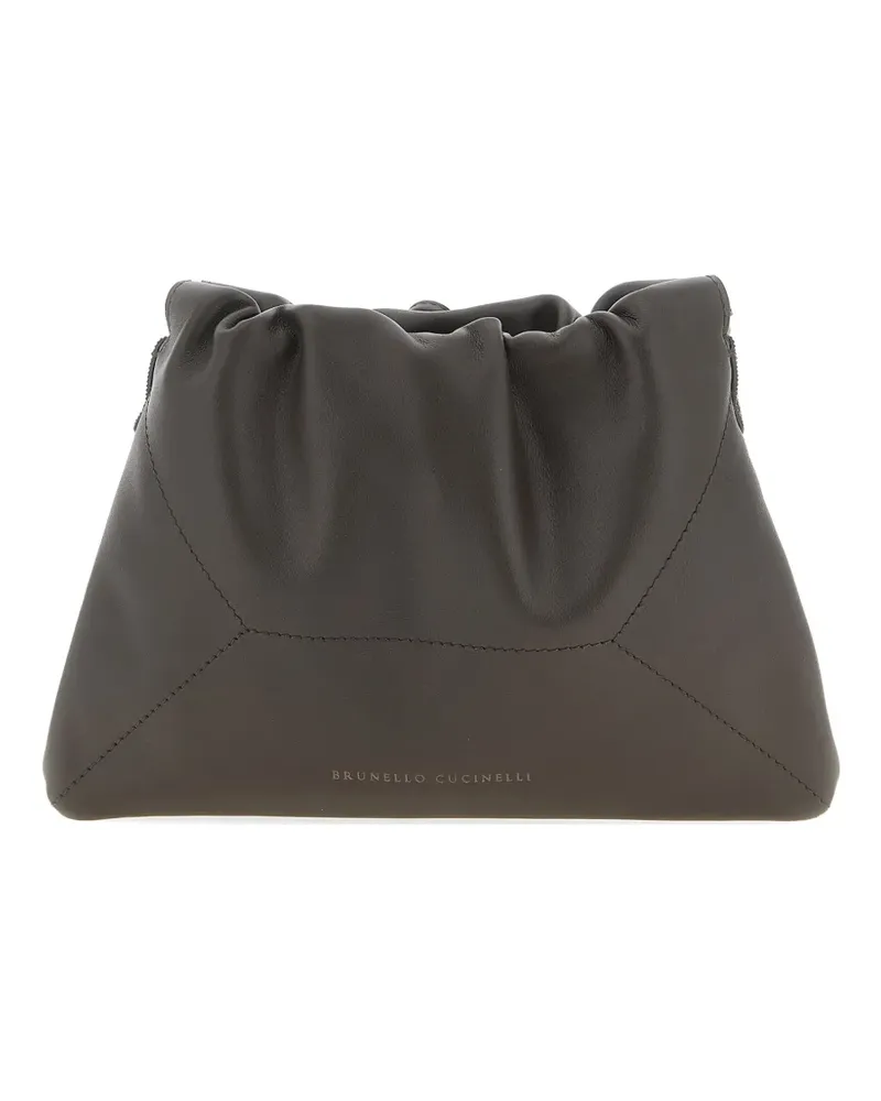 Brunello Cucinelli BC Duo Monili clutch bag - Braun Braun