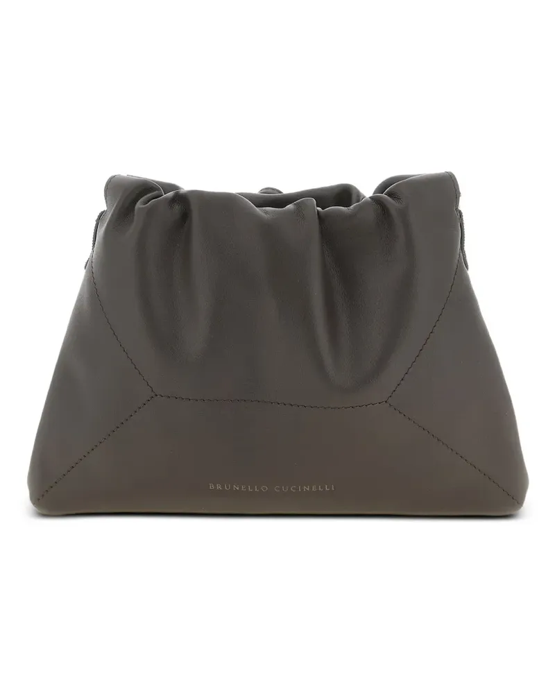 Brunello Cucinelli BC Duo Monili clutch bag - Braun Braun