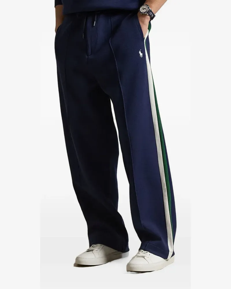 Ralph Lauren side-stripe track pants - Blau Blau