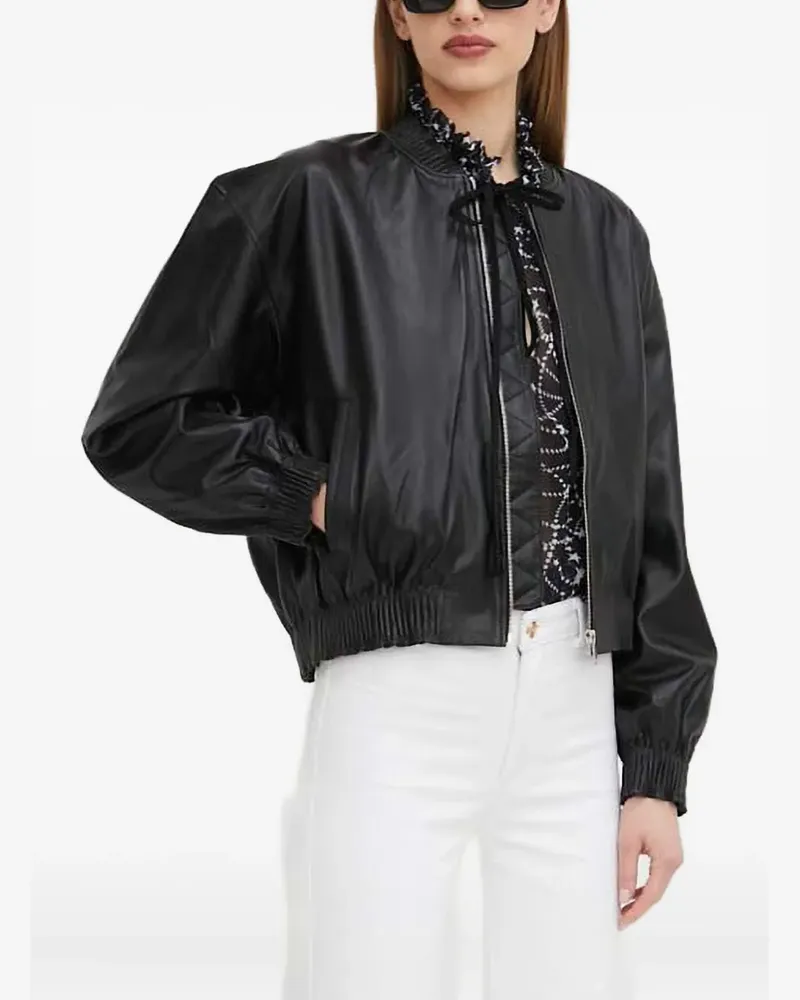 Silvian Heach Colonia star-print blouse - Schwarz Schwarz