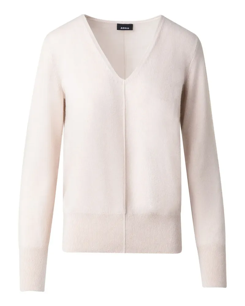 Akris Pullover mit V-Ausschnitt - Nude Nude