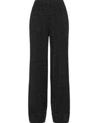 Philipp Plein Weite Hose Schwarz