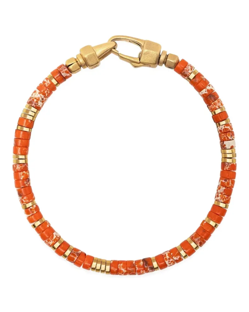 Nialaya jasper heishi bracelet - Gold Gold