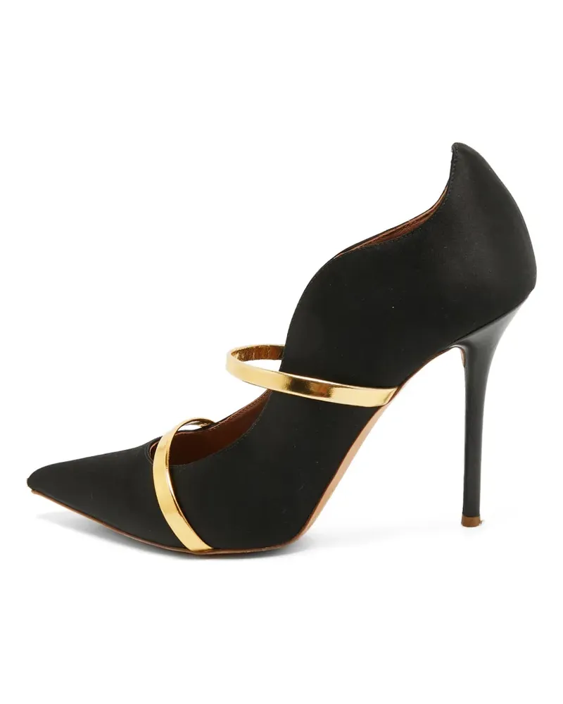 Malone Souliers Maureen Pumps mit abgerundeten Riemen - Schwarz Schwarz