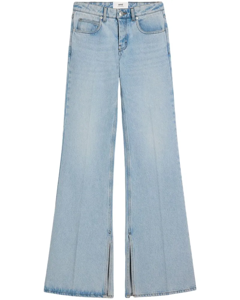 AMI Paris Ausgestellte Jeans Blau