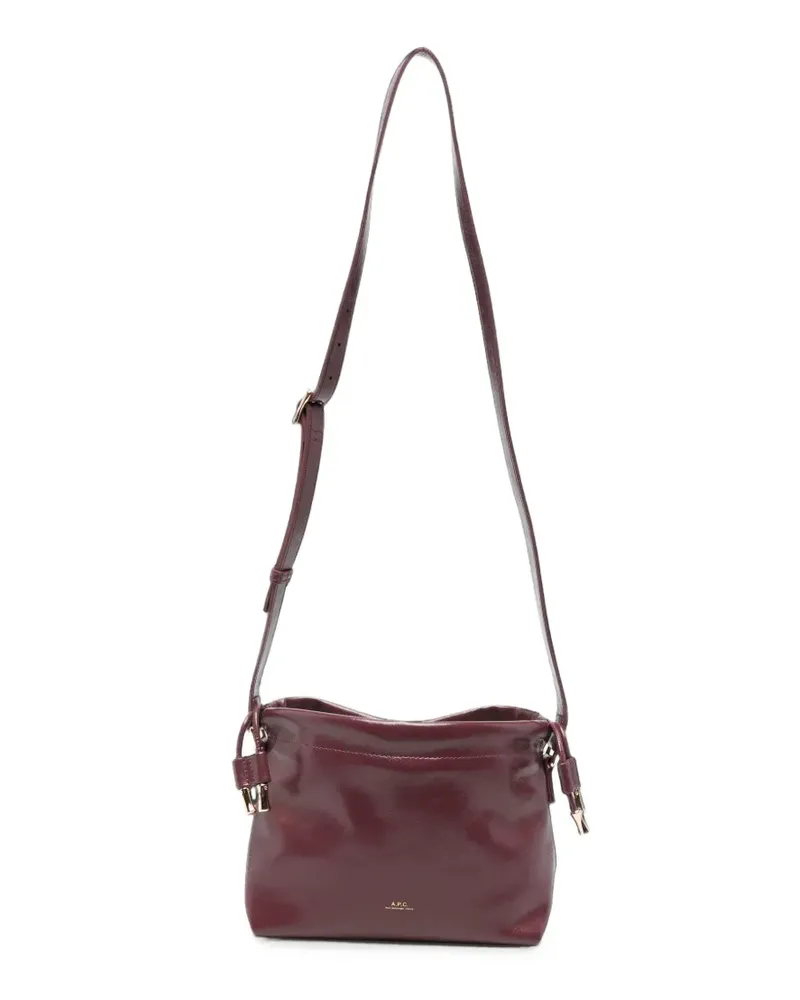 A.P.C. Mini Ninon Schultertasche mit Kordelzug - Rosa Rosa