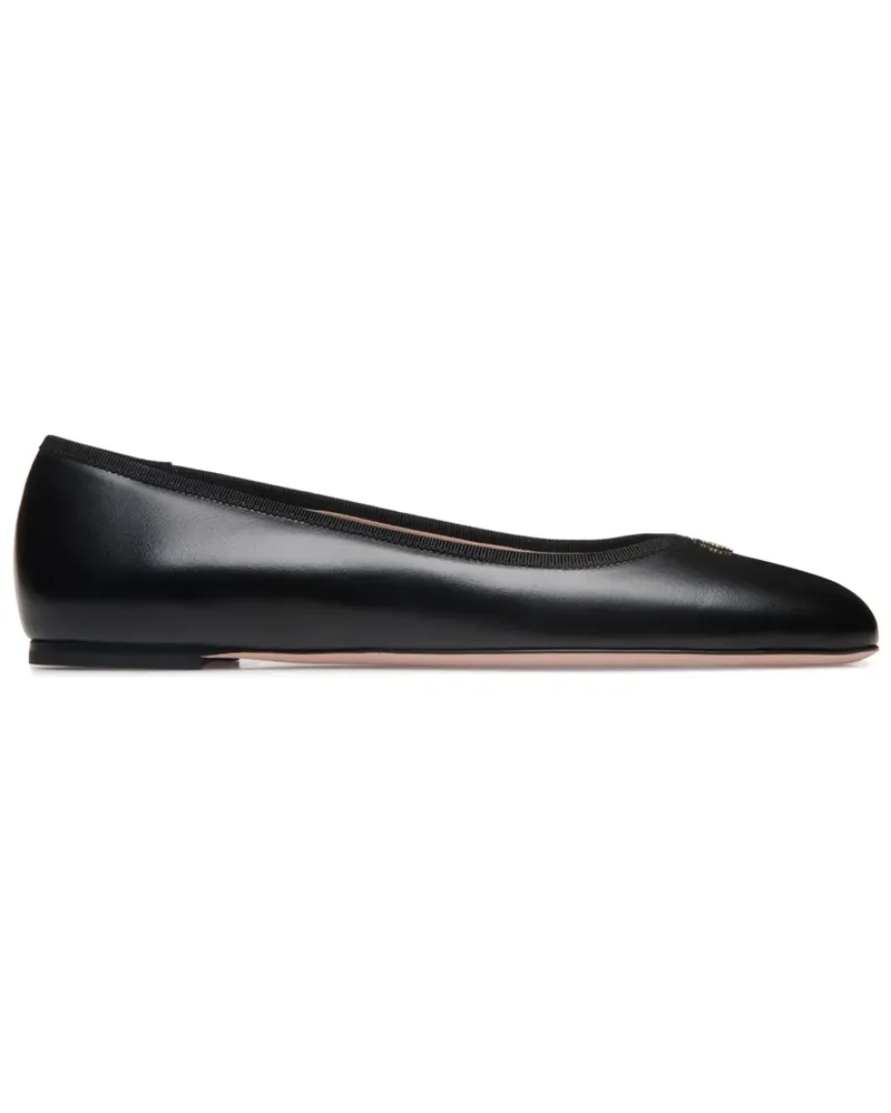 Bally Ballerinas aus Leder - Schwarz Schwarz