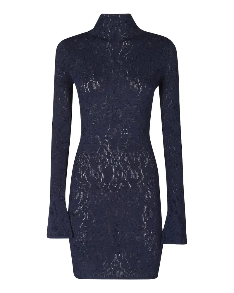 Dondup Langärmeliges Maxikleid - Blau Blau