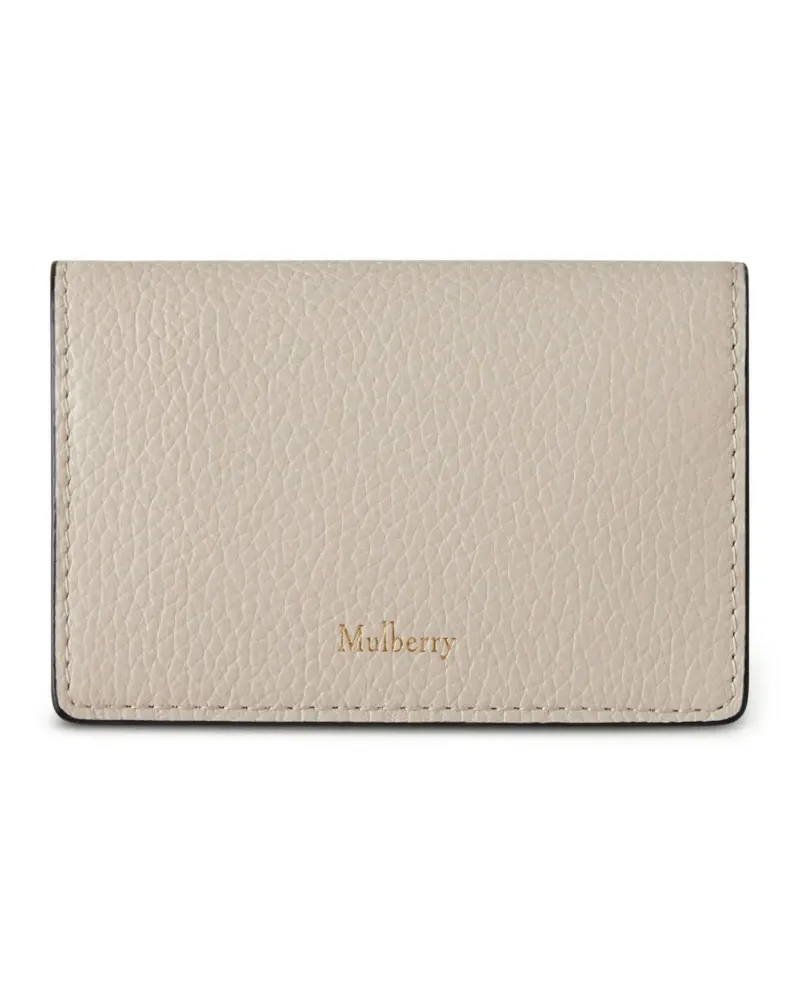 Mulberry Continental grained card case - Nude Nude