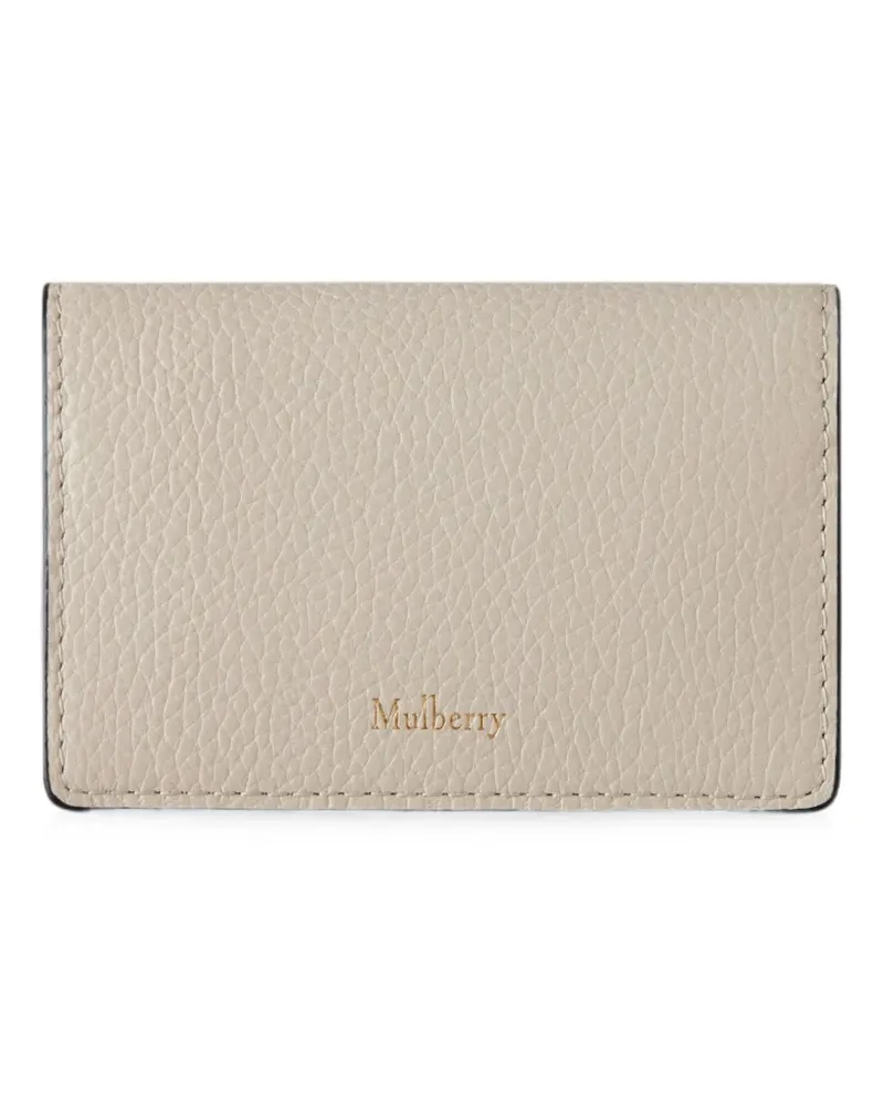 Mulberry Continental grained card case - Nude Nude